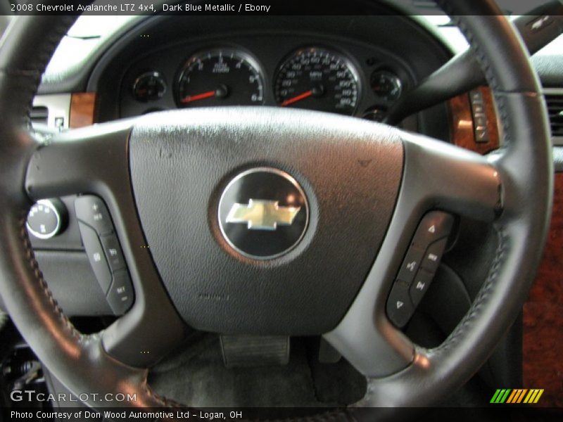 Dark Blue Metallic / Ebony 2008 Chevrolet Avalanche LTZ 4x4