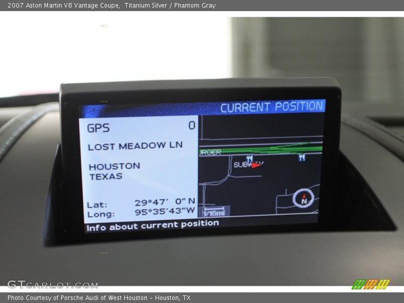 Titanium Silver / Phantom Gray 2007 Aston Martin V8 Vantage Coupe