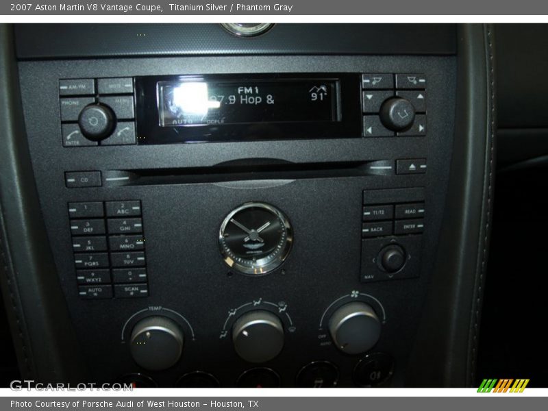 Titanium Silver / Phantom Gray 2007 Aston Martin V8 Vantage Coupe