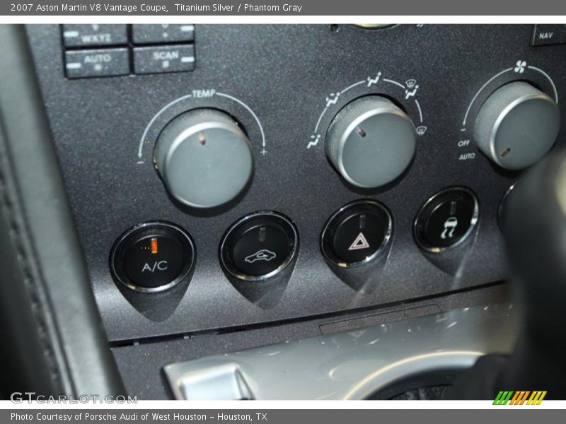 Titanium Silver / Phantom Gray 2007 Aston Martin V8 Vantage Coupe