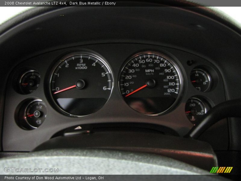 Dark Blue Metallic / Ebony 2008 Chevrolet Avalanche LTZ 4x4