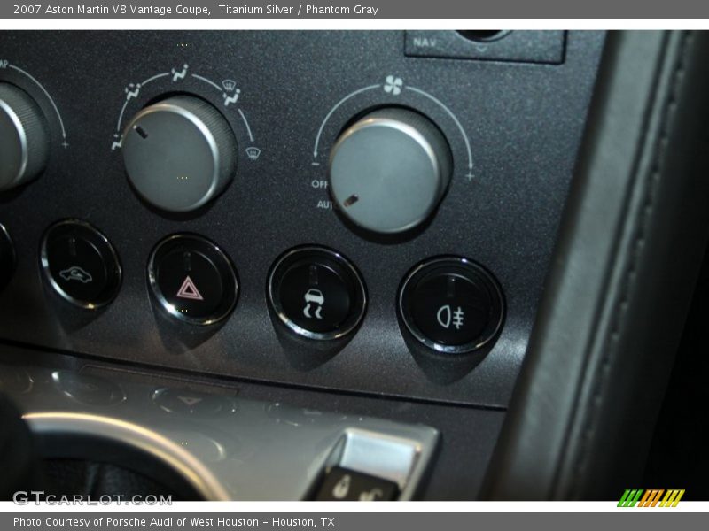 Titanium Silver / Phantom Gray 2007 Aston Martin V8 Vantage Coupe