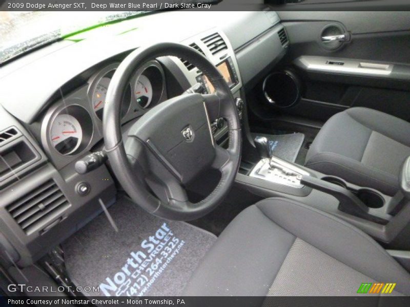 Deep Water Blue Pearl / Dark Slate Gray 2009 Dodge Avenger SXT