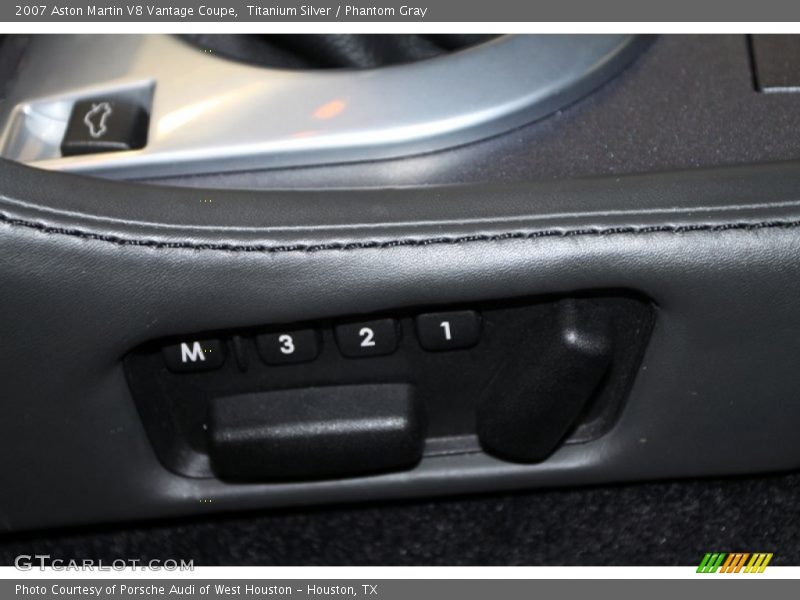 Titanium Silver / Phantom Gray 2007 Aston Martin V8 Vantage Coupe