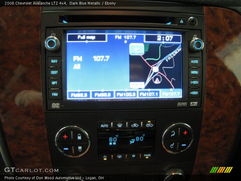 Dark Blue Metallic / Ebony 2008 Chevrolet Avalanche LTZ 4x4