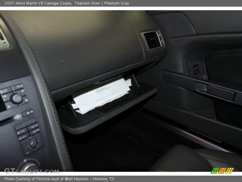 Titanium Silver / Phantom Gray 2007 Aston Martin V8 Vantage Coupe