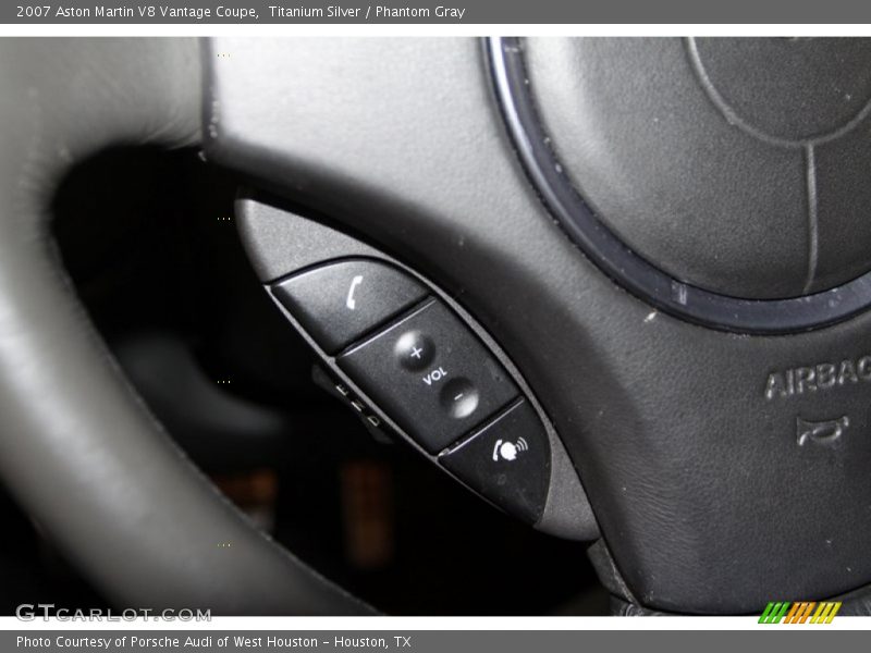 Titanium Silver / Phantom Gray 2007 Aston Martin V8 Vantage Coupe