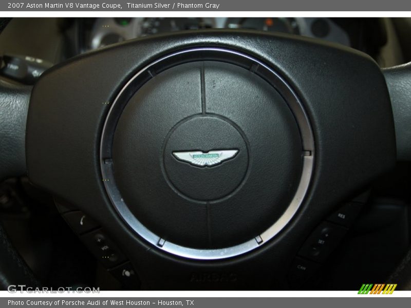 Titanium Silver / Phantom Gray 2007 Aston Martin V8 Vantage Coupe