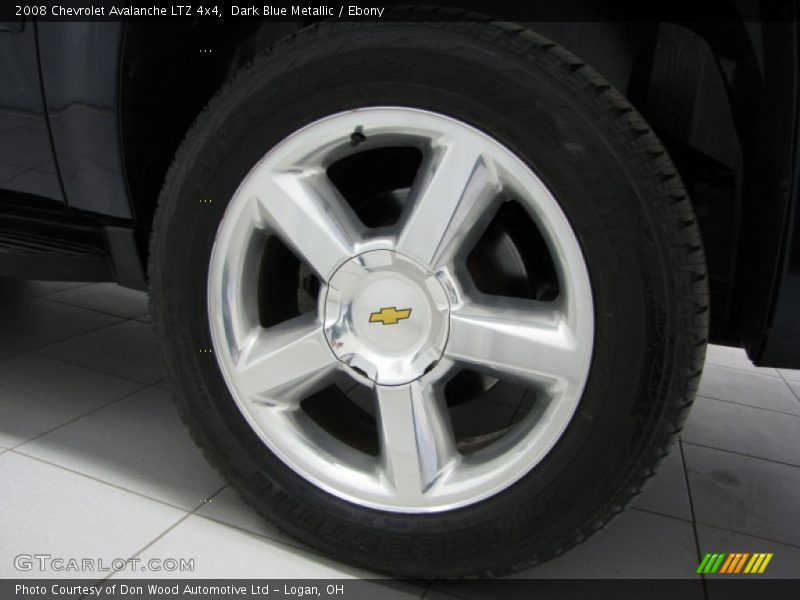 Dark Blue Metallic / Ebony 2008 Chevrolet Avalanche LTZ 4x4
