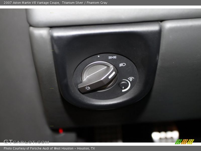 Titanium Silver / Phantom Gray 2007 Aston Martin V8 Vantage Coupe