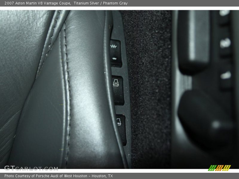 Titanium Silver / Phantom Gray 2007 Aston Martin V8 Vantage Coupe