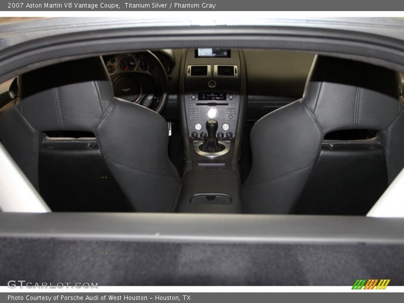 Titanium Silver / Phantom Gray 2007 Aston Martin V8 Vantage Coupe