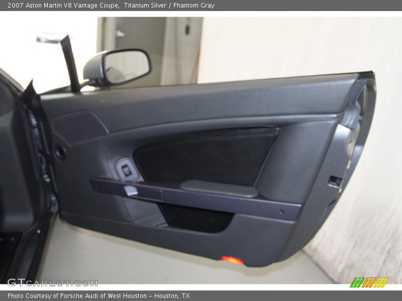 Titanium Silver / Phantom Gray 2007 Aston Martin V8 Vantage Coupe
