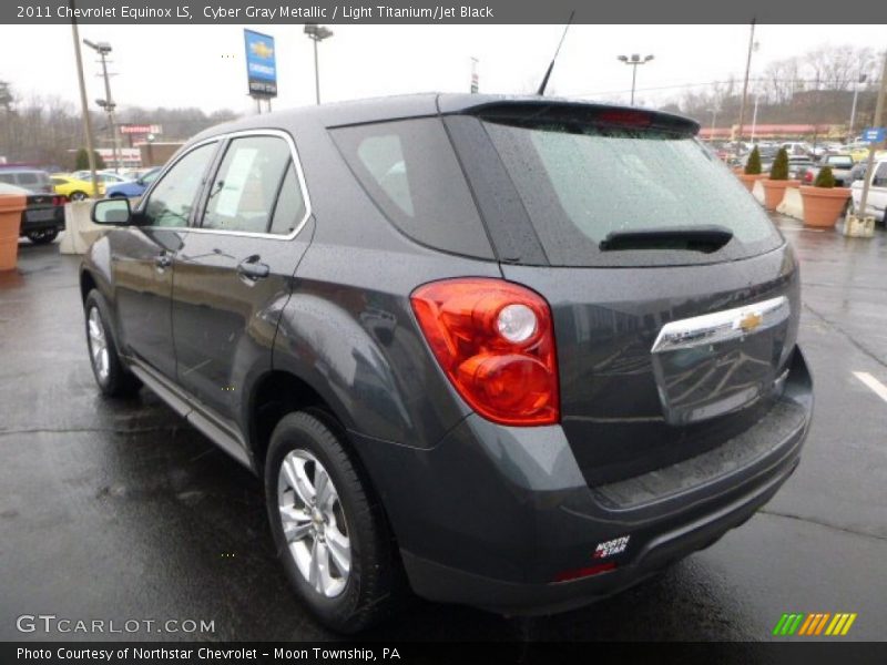 Cyber Gray Metallic / Light Titanium/Jet Black 2011 Chevrolet Equinox LS
