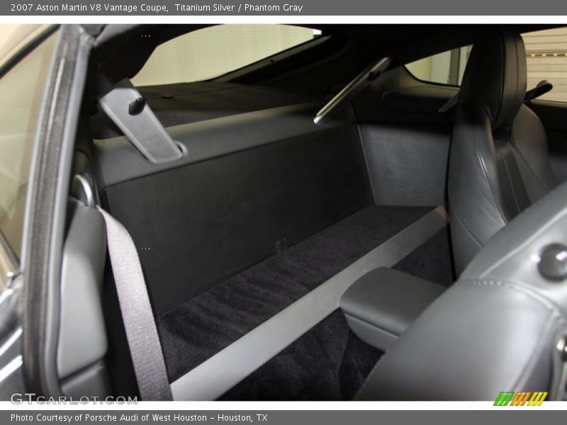 Rear Seat of 2007 V8 Vantage Coupe