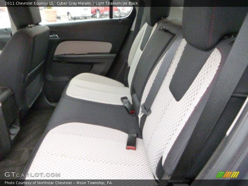 Cyber Gray Metallic / Light Titanium/Jet Black 2011 Chevrolet Equinox LS