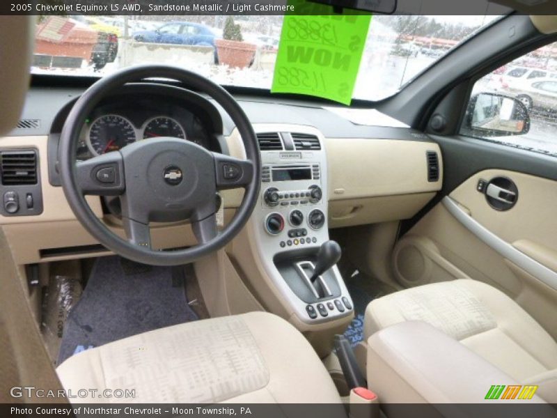 Sandstone Metallic / Light Cashmere 2005 Chevrolet Equinox LS AWD