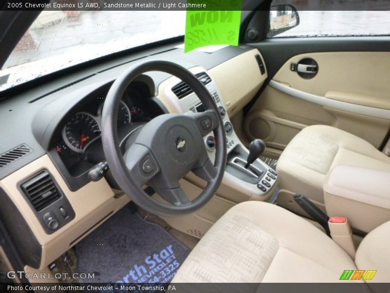Sandstone Metallic / Light Cashmere 2005 Chevrolet Equinox LS AWD