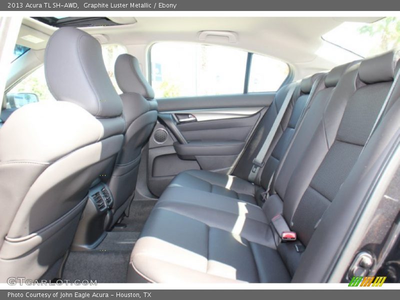 Rear Seat of 2013 TL SH-AWD