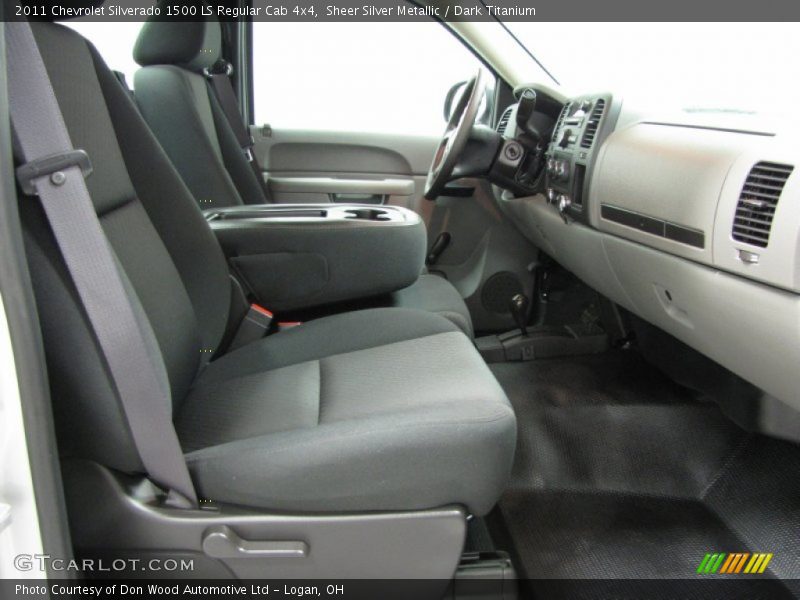 Sheer Silver Metallic / Dark Titanium 2011 Chevrolet Silverado 1500 LS Regular Cab 4x4