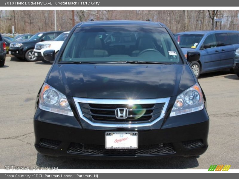 Crystal Black Pearl / Gray 2010 Honda Odyssey EX-L
