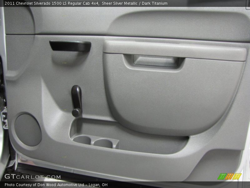Sheer Silver Metallic / Dark Titanium 2011 Chevrolet Silverado 1500 LS Regular Cab 4x4
