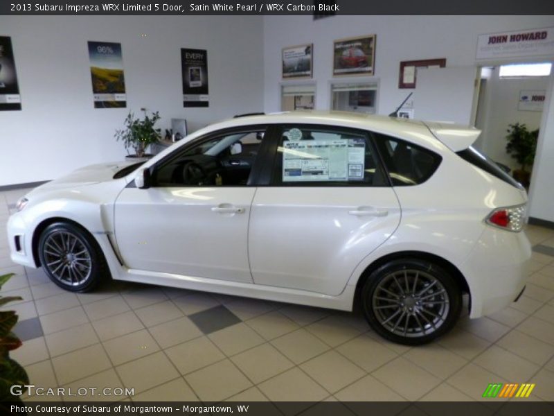  2013 Impreza WRX Limited 5 Door Satin White Pearl