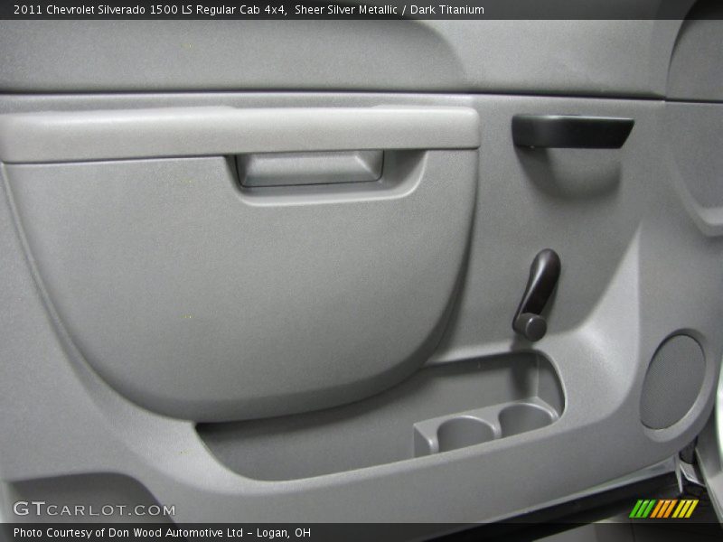 Sheer Silver Metallic / Dark Titanium 2011 Chevrolet Silverado 1500 LS Regular Cab 4x4