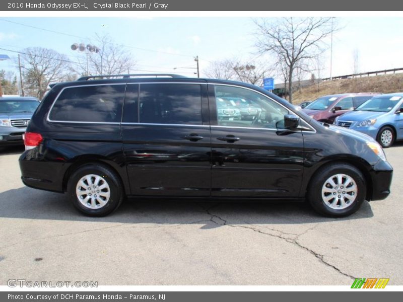Crystal Black Pearl / Gray 2010 Honda Odyssey EX-L