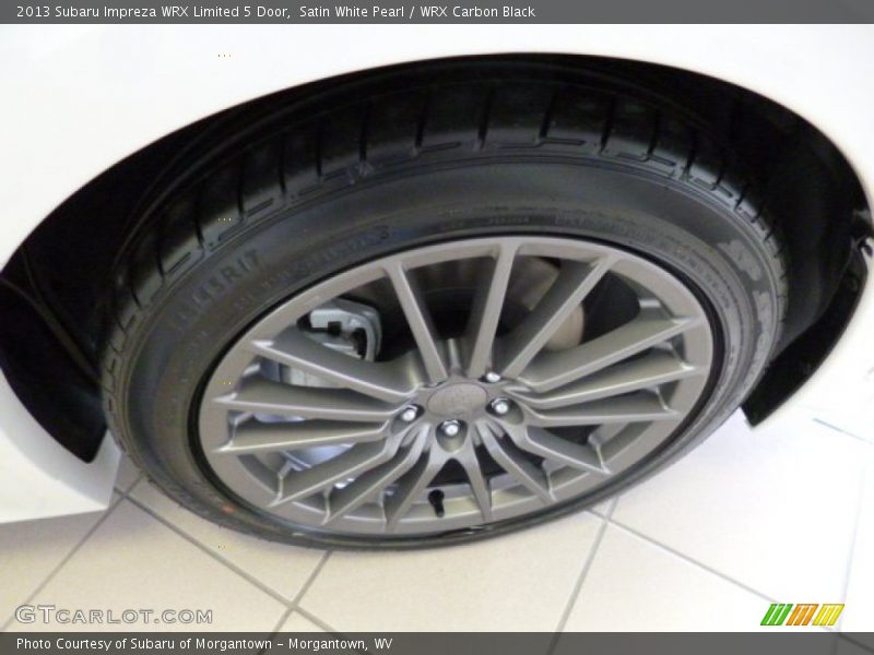 Satin White Pearl / WRX Carbon Black 2013 Subaru Impreza WRX Limited 5 Door