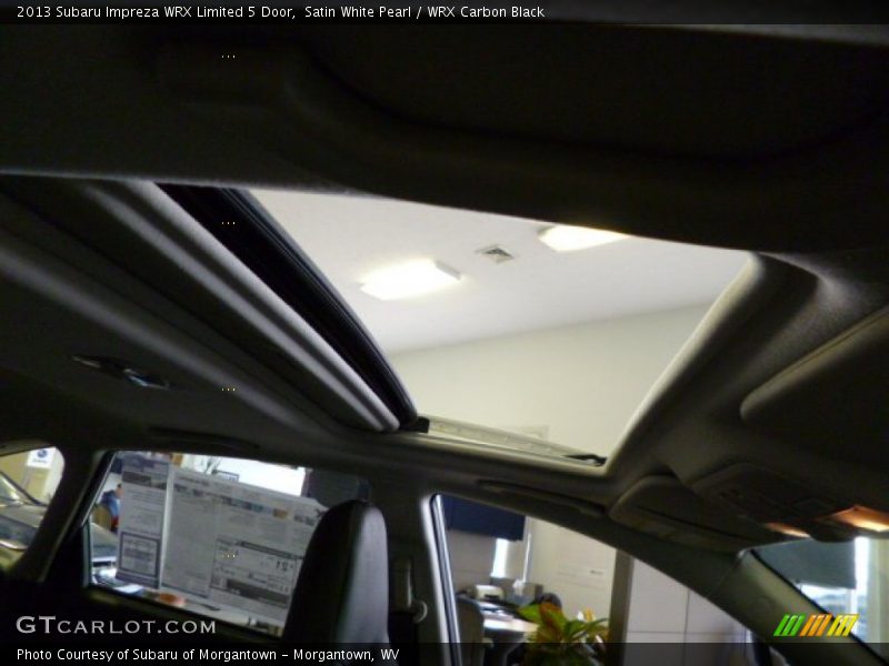 Satin White Pearl / WRX Carbon Black 2013 Subaru Impreza WRX Limited 5 Door