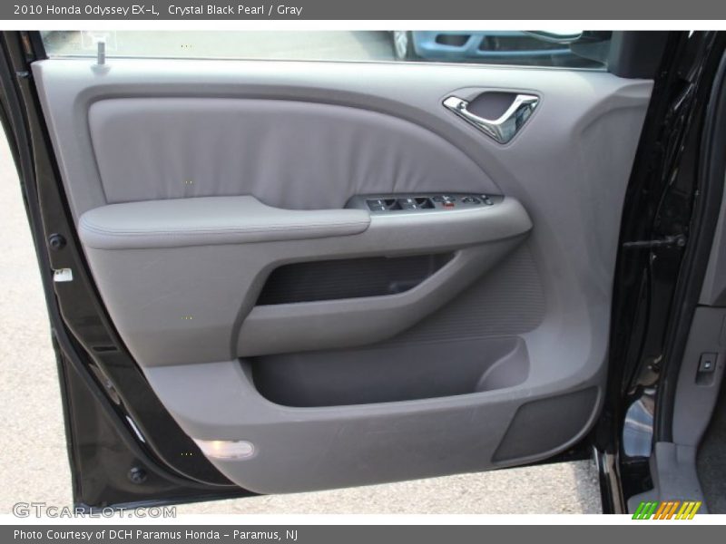 Crystal Black Pearl / Gray 2010 Honda Odyssey EX-L
