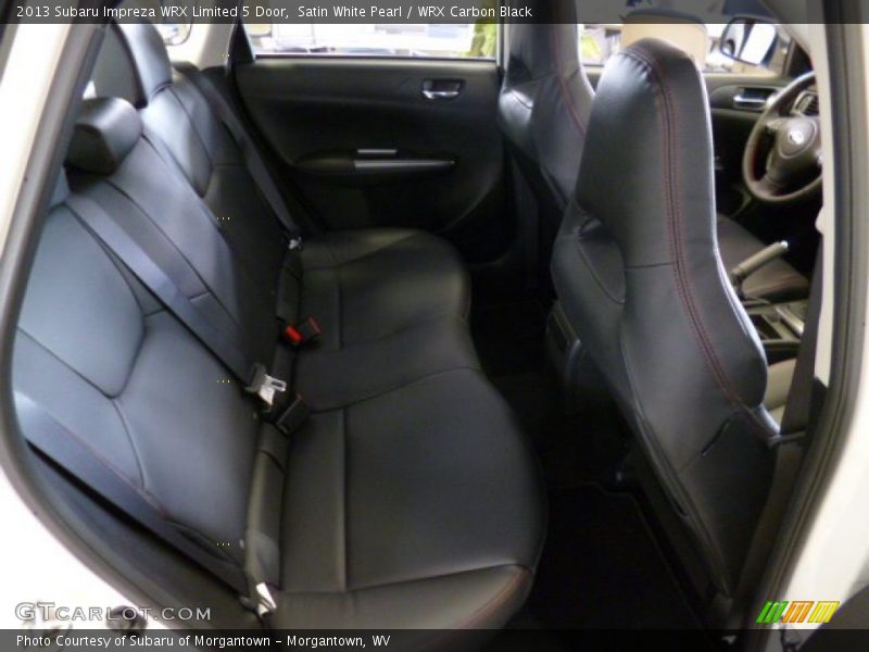 Satin White Pearl / WRX Carbon Black 2013 Subaru Impreza WRX Limited 5 Door