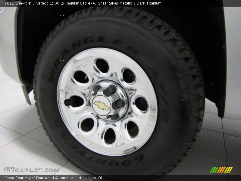 Sheer Silver Metallic / Dark Titanium 2011 Chevrolet Silverado 1500 LS Regular Cab 4x4
