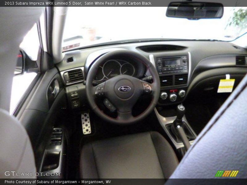 Dashboard of 2013 Impreza WRX Limited 5 Door