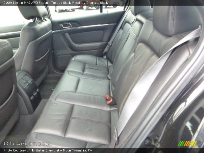 Tuxedo Black Metallic / Charcoal Black 2009 Lincoln MKS AWD Sedan