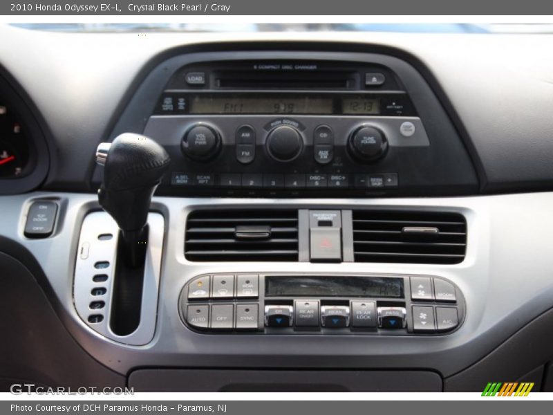 Crystal Black Pearl / Gray 2010 Honda Odyssey EX-L
