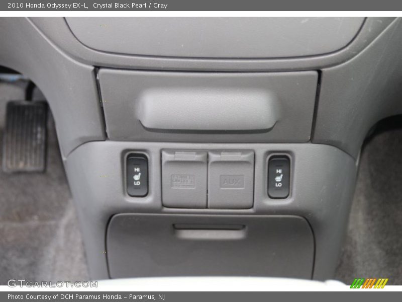 Crystal Black Pearl / Gray 2010 Honda Odyssey EX-L