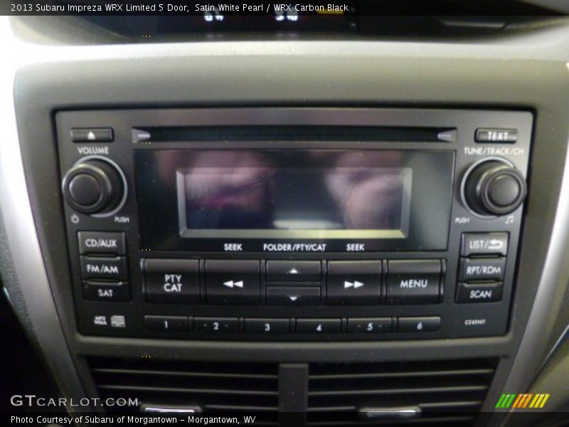 Audio System of 2013 Impreza WRX Limited 5 Door