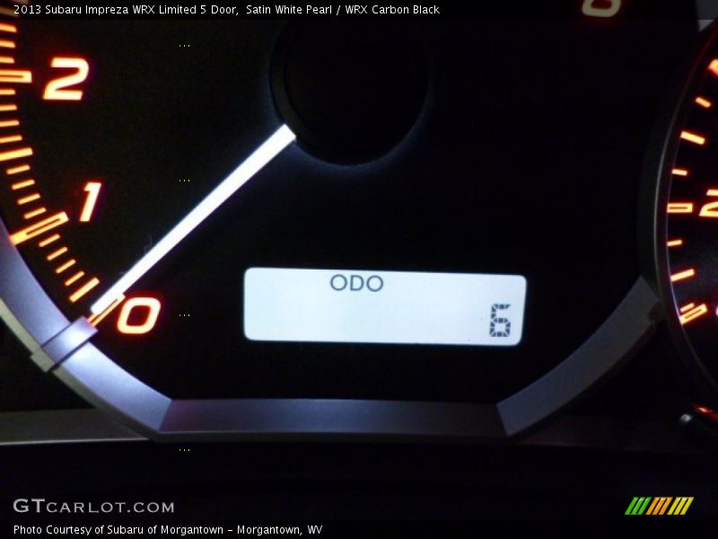 Satin White Pearl / WRX Carbon Black 2013 Subaru Impreza WRX Limited 5 Door