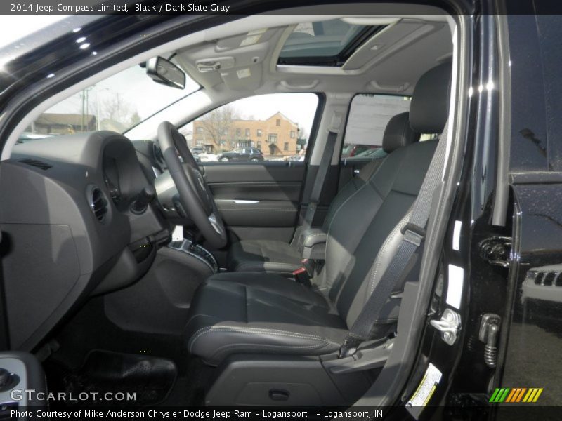 Black / Dark Slate Gray 2014 Jeep Compass Limited