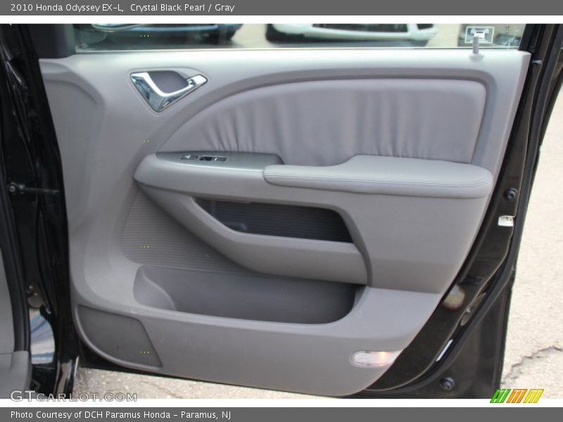 Crystal Black Pearl / Gray 2010 Honda Odyssey EX-L