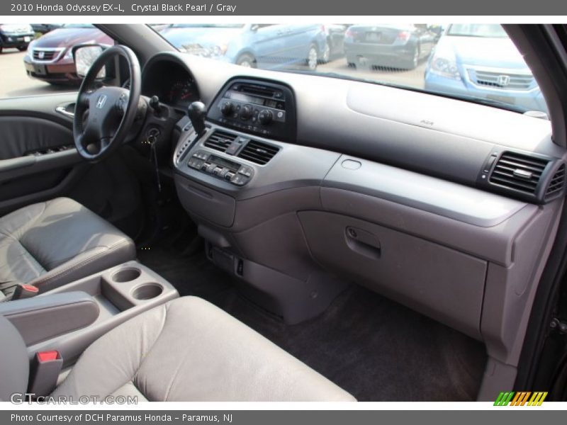 Crystal Black Pearl / Gray 2010 Honda Odyssey EX-L