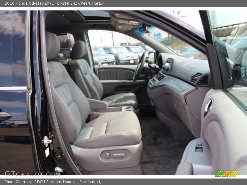 Crystal Black Pearl / Gray 2010 Honda Odyssey EX-L