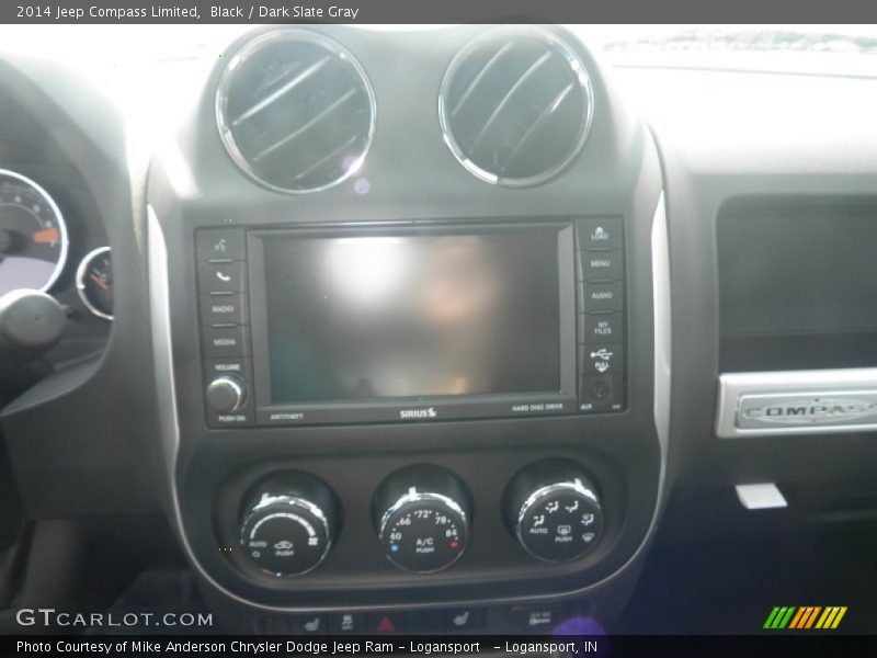 Black / Dark Slate Gray 2014 Jeep Compass Limited