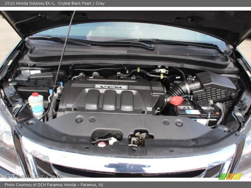 Crystal Black Pearl / Gray 2010 Honda Odyssey EX-L