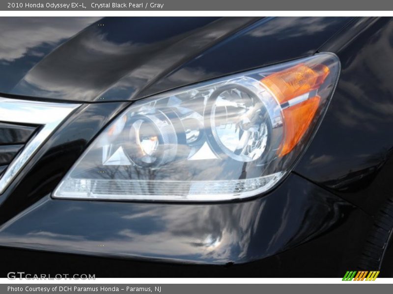Crystal Black Pearl / Gray 2010 Honda Odyssey EX-L
