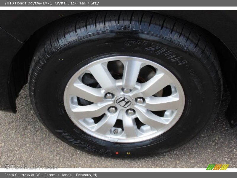 Crystal Black Pearl / Gray 2010 Honda Odyssey EX-L