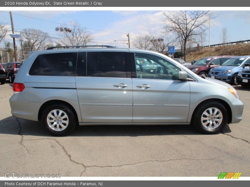 Slate Green Metallic / Gray 2010 Honda Odyssey EX