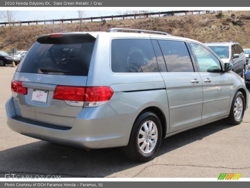 Slate Green Metallic / Gray 2010 Honda Odyssey EX